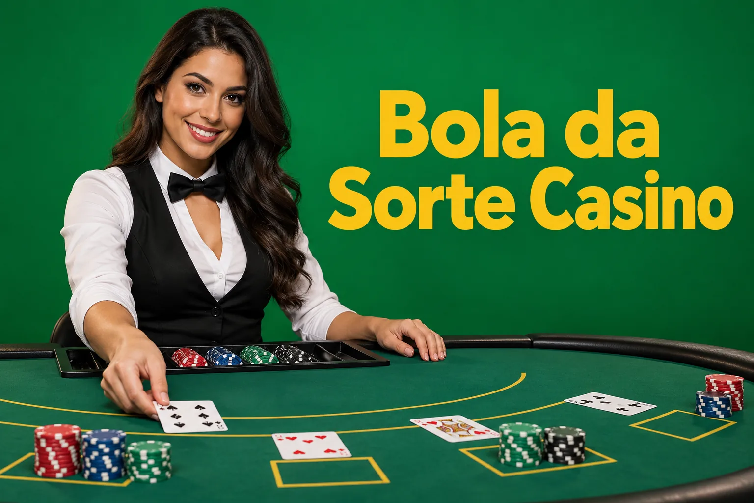 Cassino ao vivo com crupiê falando português